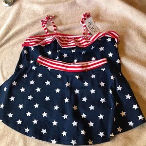 NWT girls patriotic cute outfit 3T